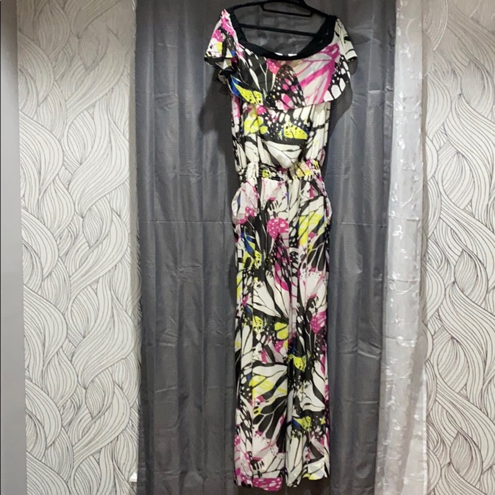 Multi colored full length jumpsuit